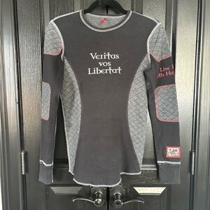 Alp N Rock Black and Gray Long Sleeve Tee